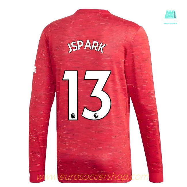 2020-2021 Man Utd Adidas Home Long Sleeve Shirt (J.S.PARK 13)