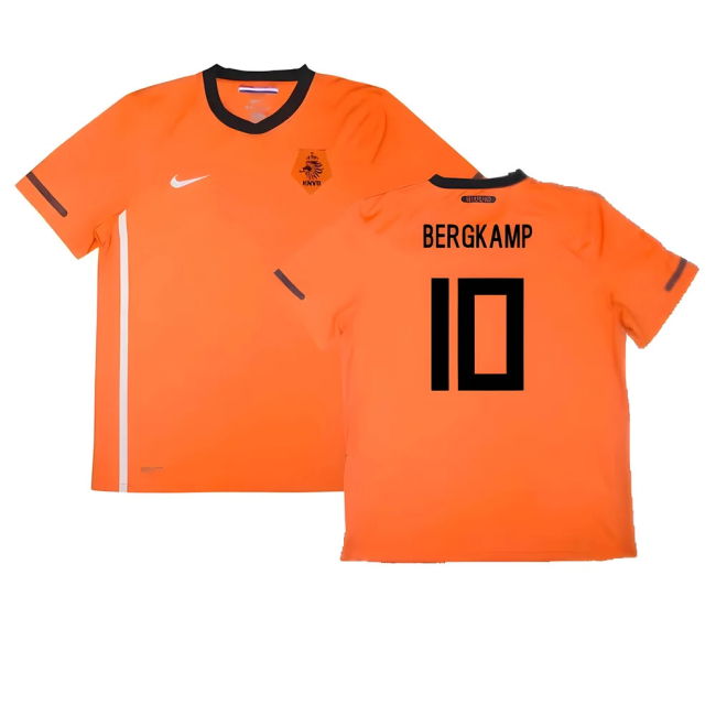 Bergkamp 10 Replica Quality Holland Home Supporter Shirt (Adults)