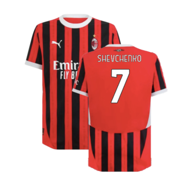 Official 2024-2025 Ac Milan Home With Limited Edition Design
