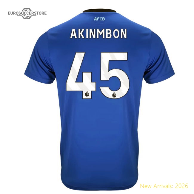 Official 2025-2026 Bournemouth Away Shirt (akinmbon 45) - Premium