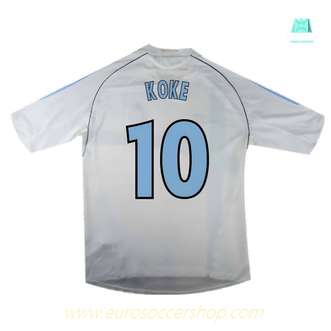 Marseille 2004-05 Home Shirt ((Excellent) L) (Koke 10)