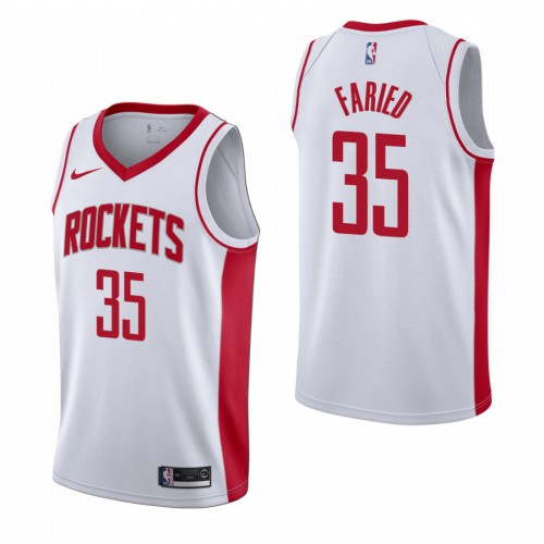 White H. Rockets #35 NBA Jersey Game Day Wear NBA Fan Apparel