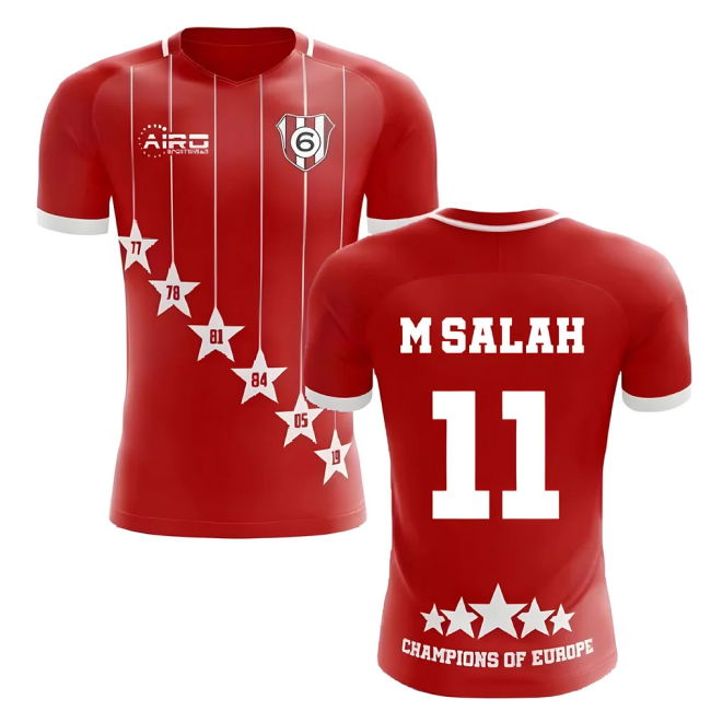 Liverpool Football Shirt - Featuring Salah - Fan Gear - Epl