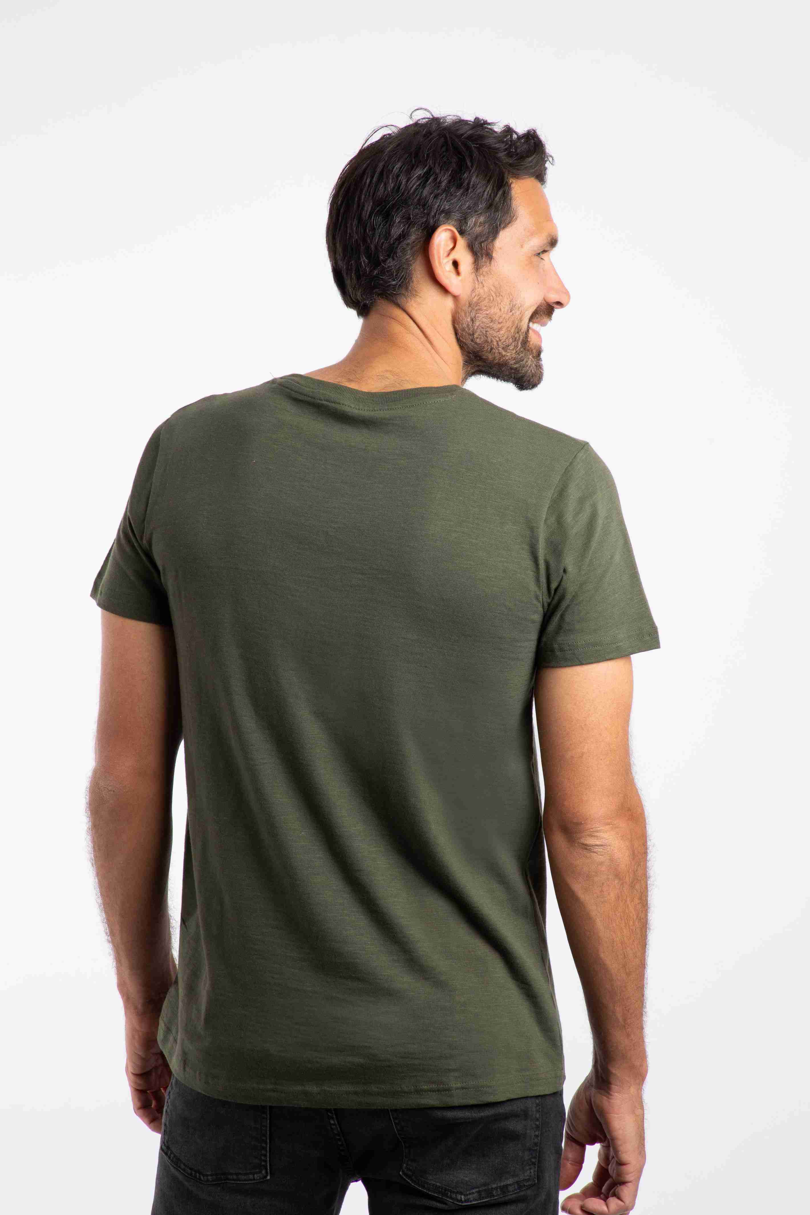 Fished Branded T-Shirt Fir Green