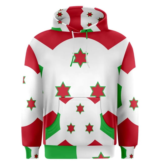 Elite Exclusive-Design Burundi Sublimated Flag Hoody
