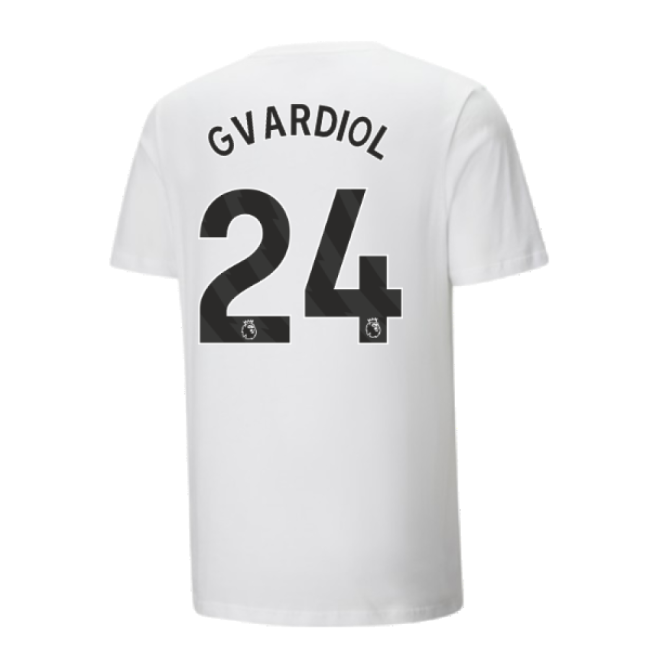 2024-20 Man City Official Home Football Kit Gvardiol #24 L M