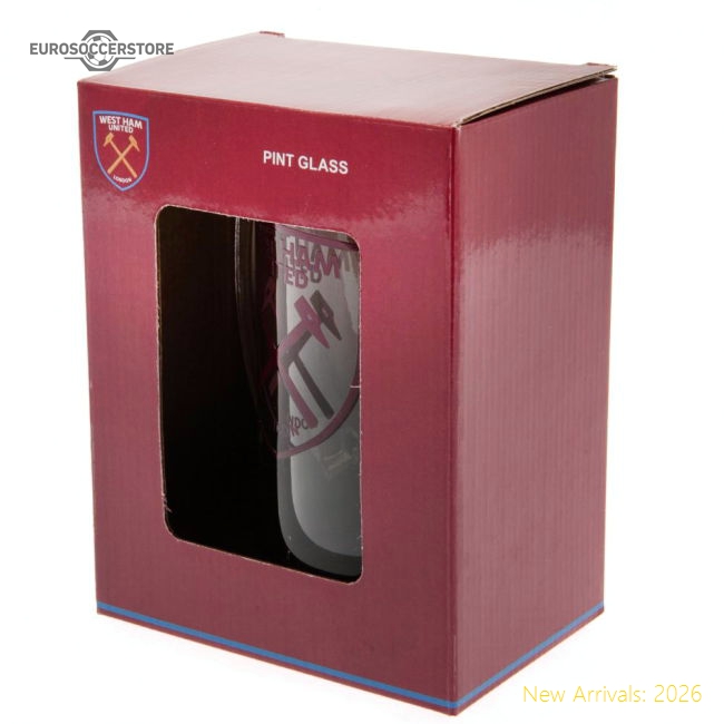 First-class West Ham United Fc Stein Glass Tankard - Match Day Jersey