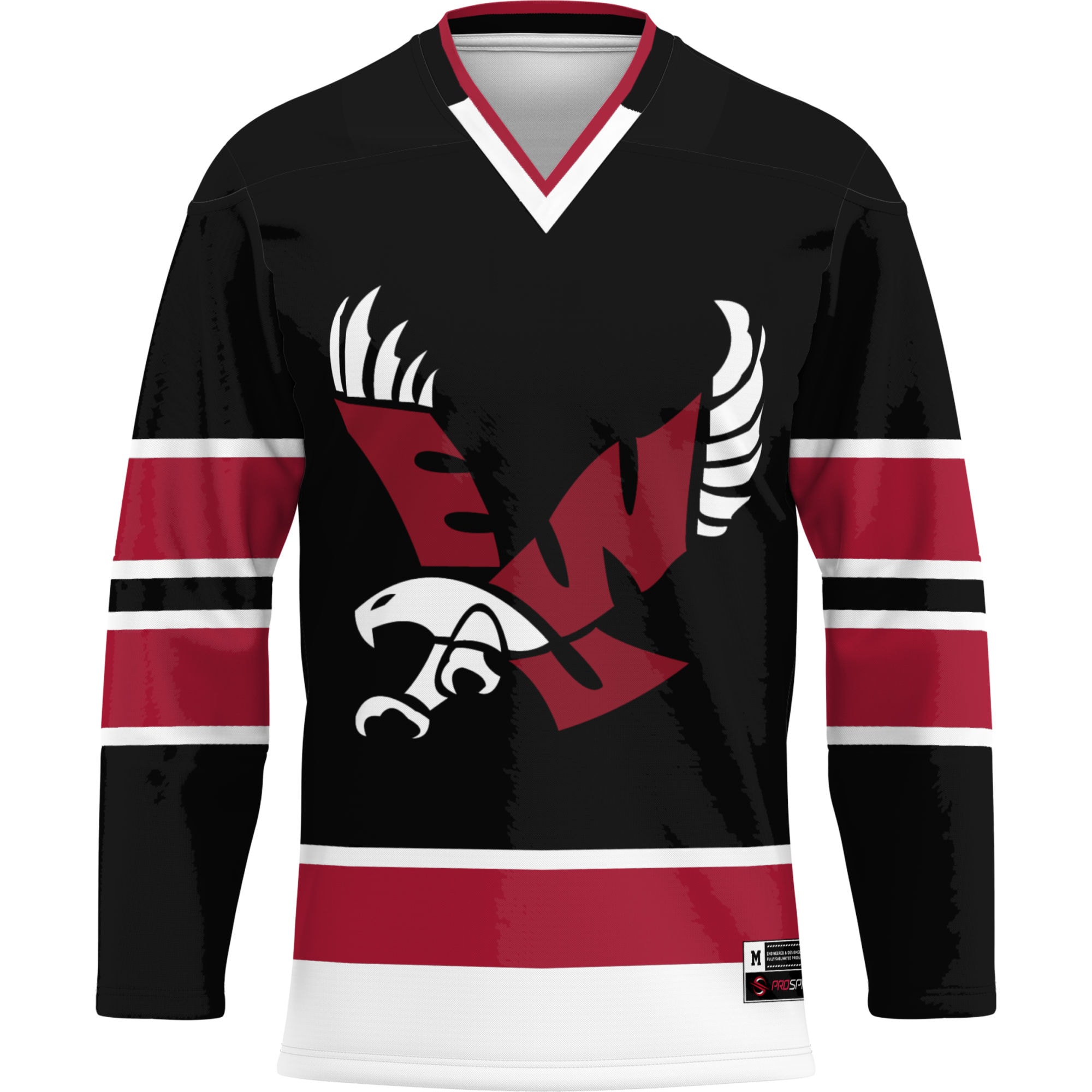 [DDG] Eastern Washington Eagles GameDay Greats Hockey Jersey - Black