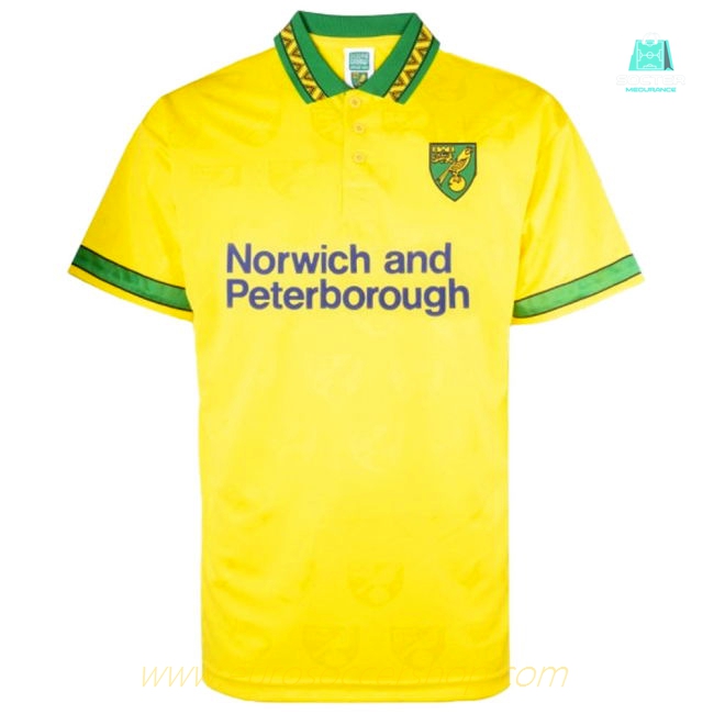 Norwich 1994 Home Retro Football Shirt