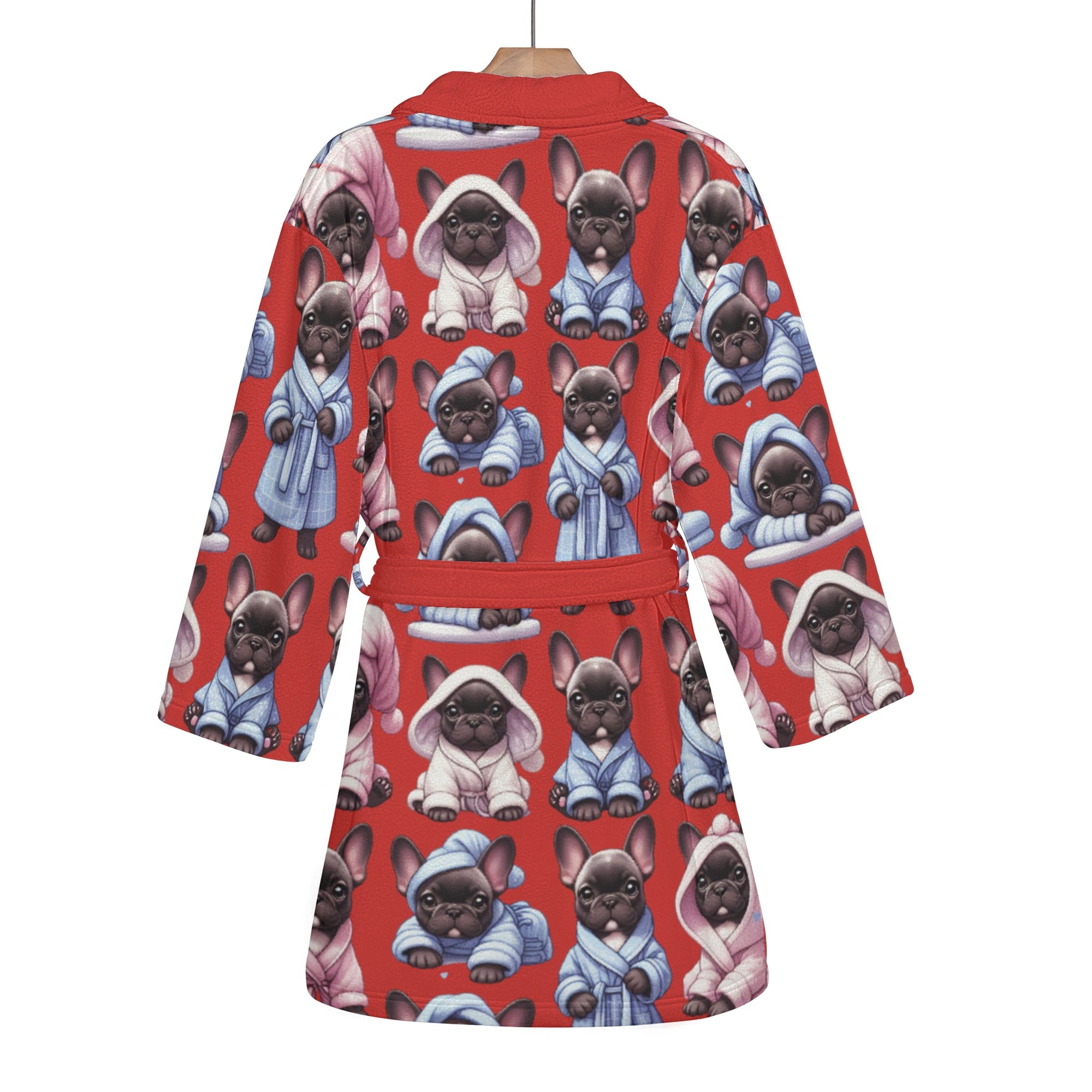 Minimal-Aesthetic Nala - Women Bathrobe for French Bulldog Lovers