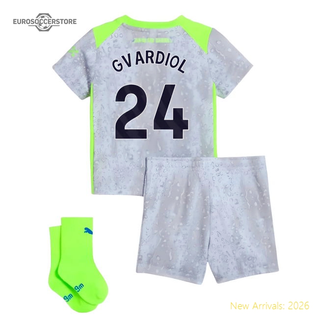 2025-2026 Classic Man City Third Baby Jersey Gvardiol 24