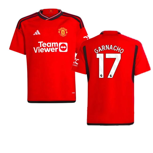 2023-20 Man Utd trendy Home Football Shirt | authentic