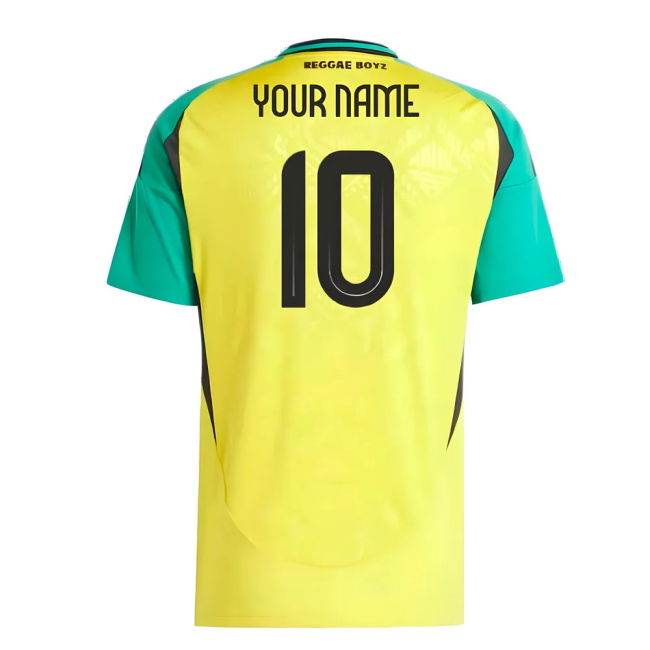 Climate-Control Pro-Grade 2024-2025 Jamaica Home Shirt (Your Name)