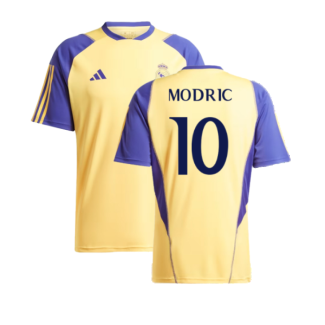 2023-2024 Real Madrid Training Shirt - Authentic Jersey (Modric 10) -...