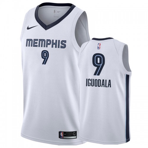 Mavericks White Memphis Grizzlies #9 Nike Jersey - Discounted
