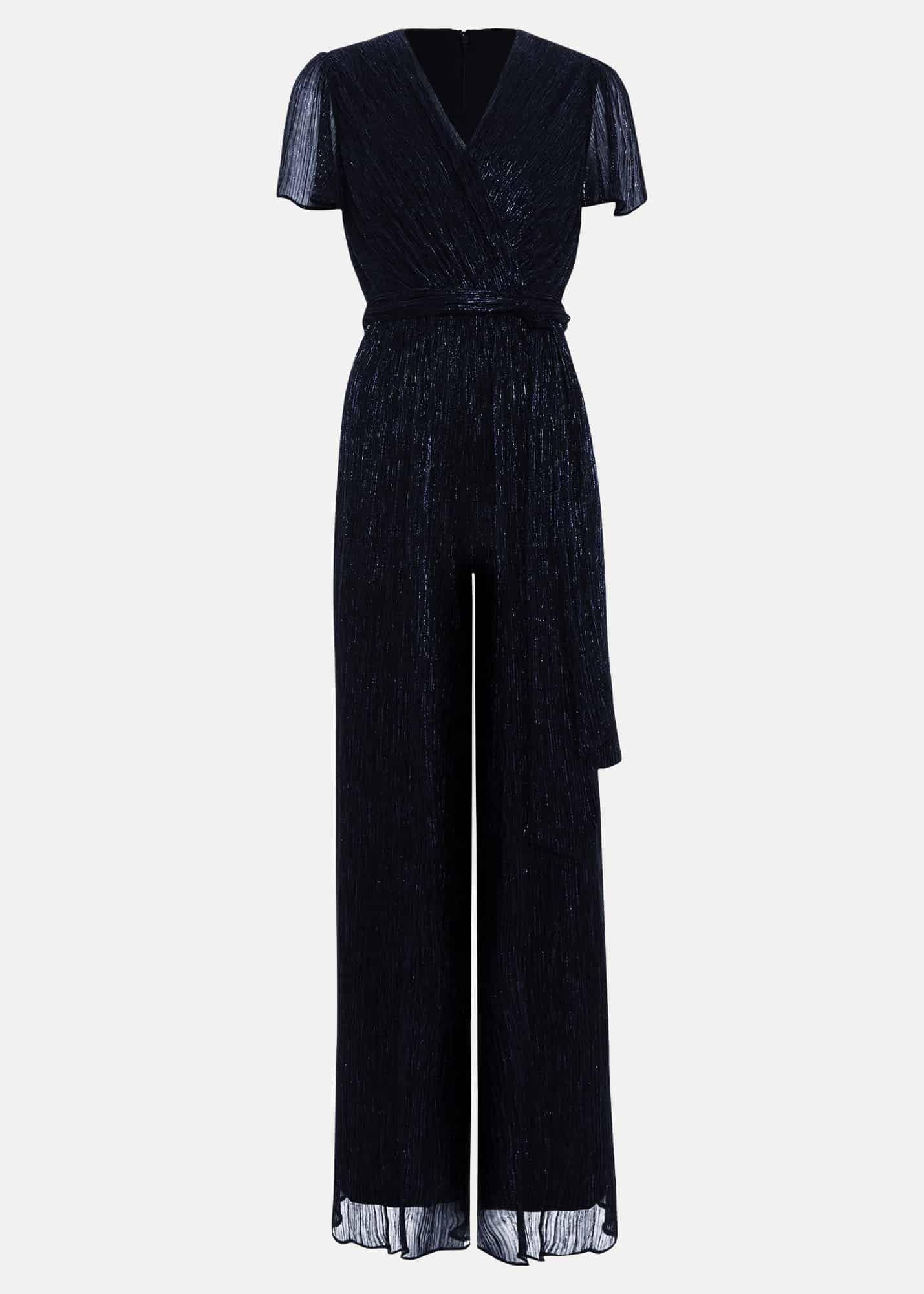 Stella Blue Plisse Jumpsuit