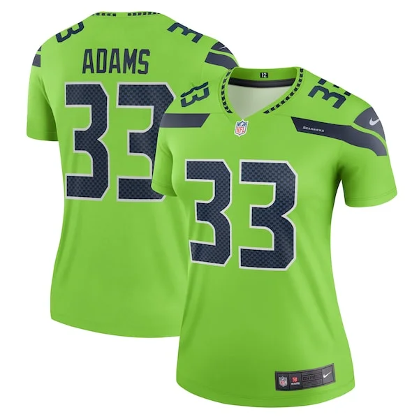 Performance Seattle Seahawks  Jersey - Premium Green NFL Fan Jersey...