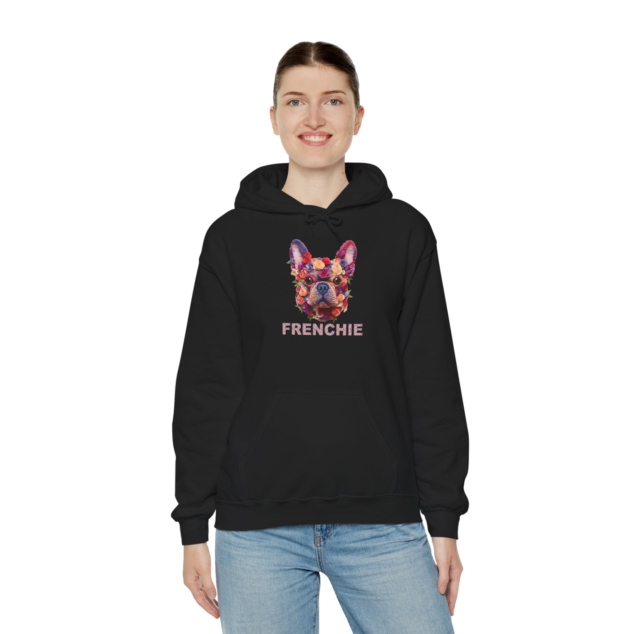 French Bulldog Flowers Unisex Hoodie Practical Pet Supply