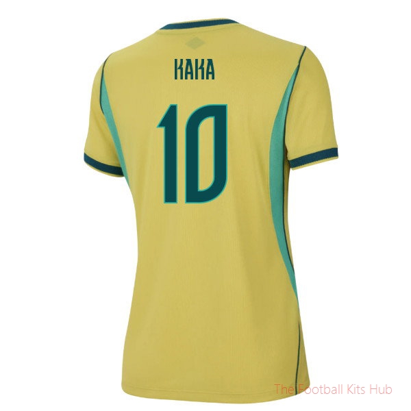 Brazil Home Shirt 2026-2027 Kaka #10 Women's Football Kit