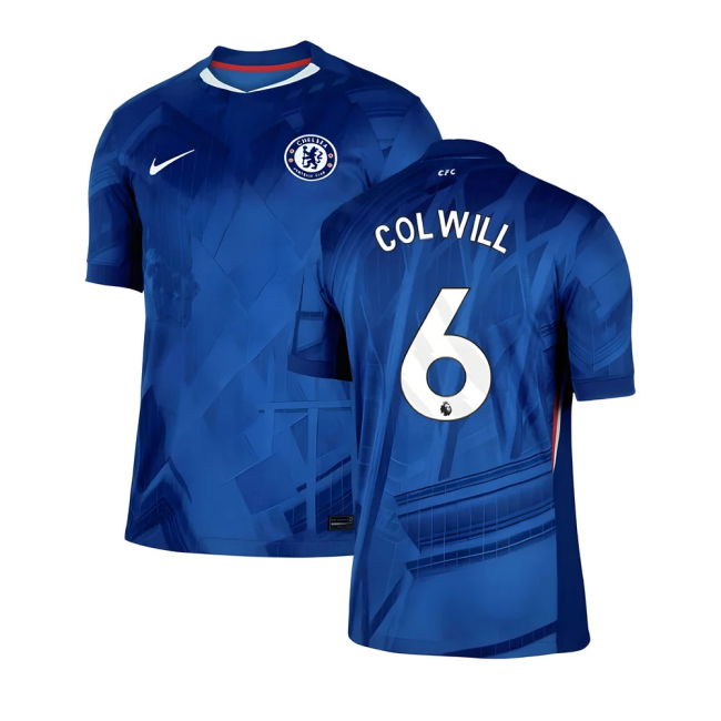 Authentic Design Chelsea Chelsea Home Shirt Colwill #6 2025-2026 C...