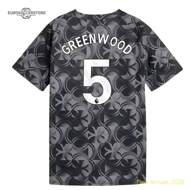 Manchester City 2024-25 Fan Version For Kids (Greenwood Soccer Jersey