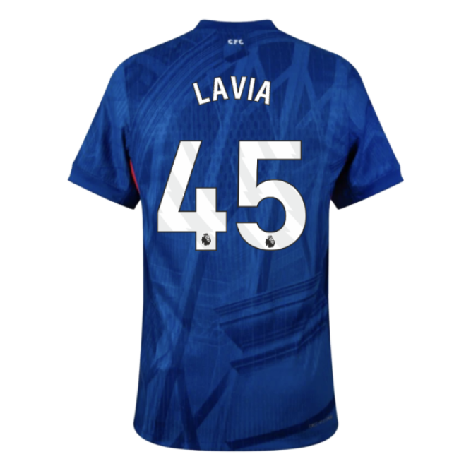 Chelsea 2025-20 Home Football Shirt with Lavia Printing L M S