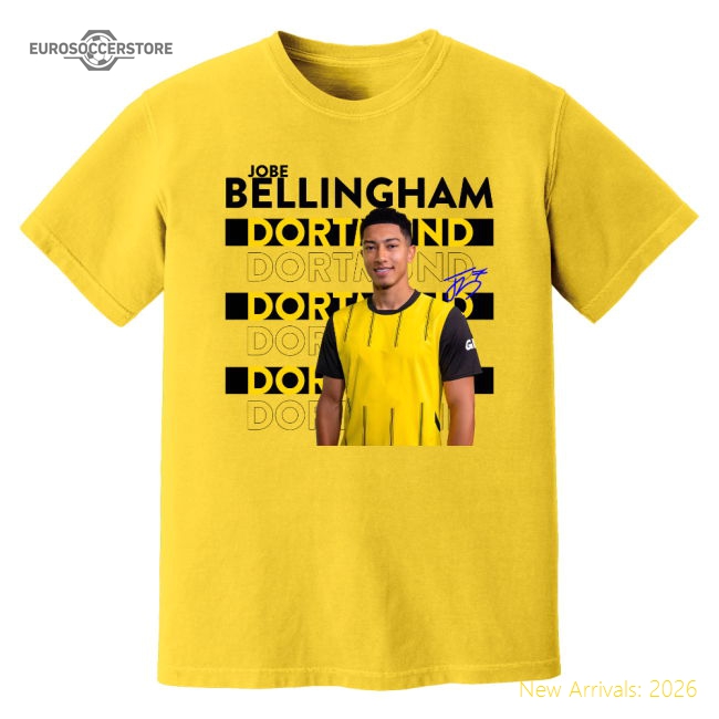 Match-Day Jobe Bellingham Dortmund New Signing T-Shirt (Yellow)
