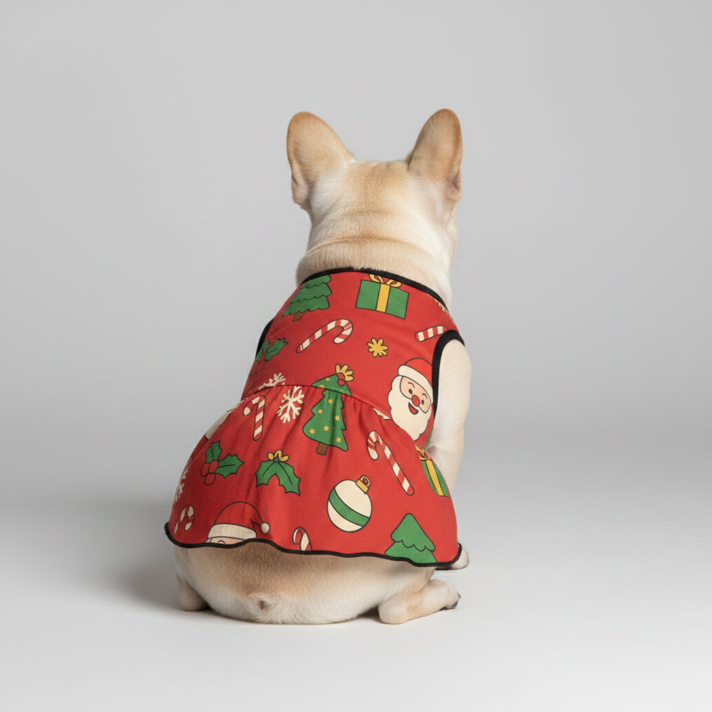 Christmas - French Bulldog Dresses for Females