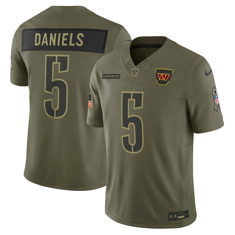 None Jayden Daniels Washington Commanders Budget-Friendly Game Jersey