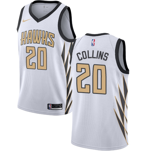 ATL White Nike A. Hawks #20 NBA Jersey Basketball Jersey Quality