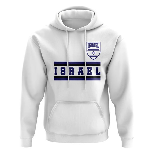 Israel Core Football Country Hoody (White) Premium Holland