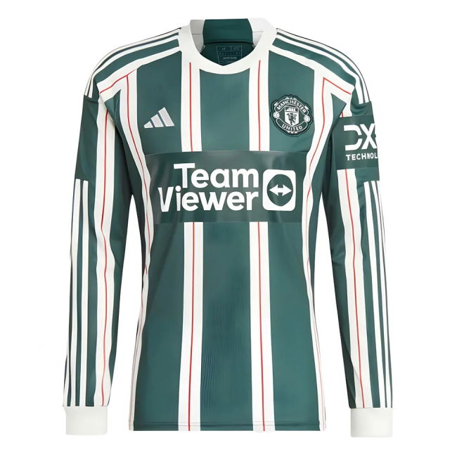 2023-2024 Man Utd Long Sleeve Away Top (Rashford 10)