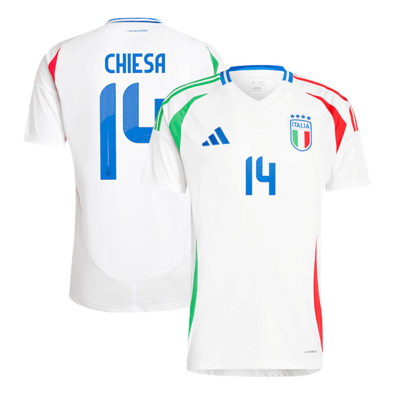 Authentic Elite Series UEFA Euro 2024 Italy Away Shirt CHIESA 14