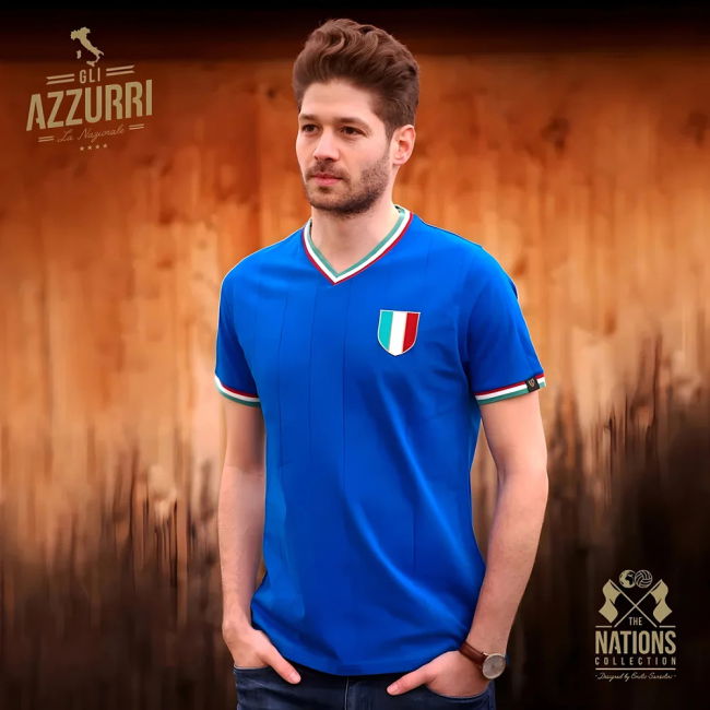 Latest Durable Italy Home Football Shirt (2)