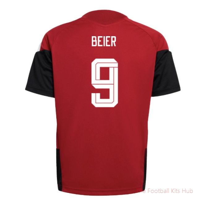 [JED] 2026/27 Germany Training Jersey (Red) - Kids (Beier 9)