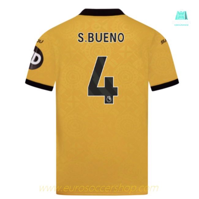 2025-2026 Wolves Home Shirt (Kids) (S.Bueno 4)