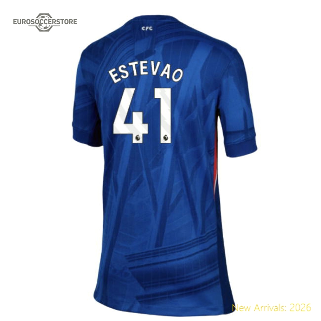 2025-2026 Chelsea Kids Gentle Estevao Jersey Dri-fit Climacool