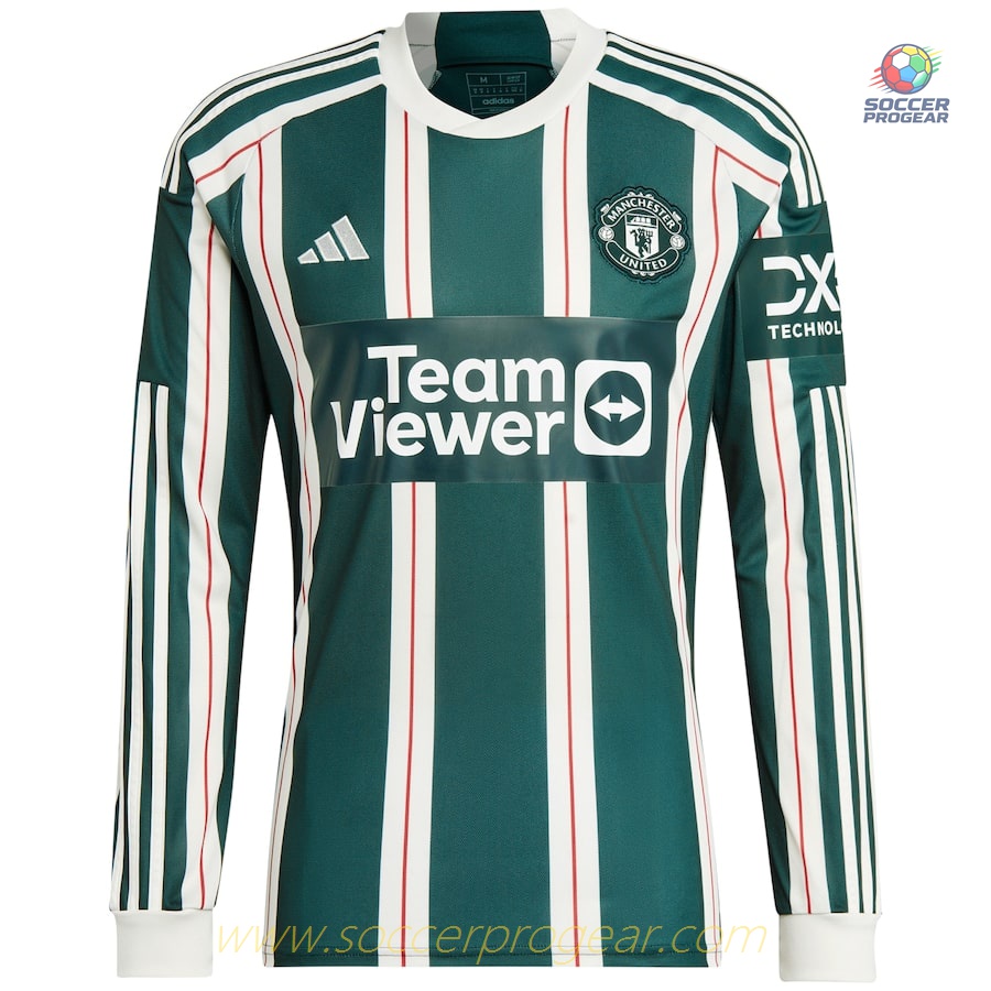 Manchester United Away Shirt 2023 2024 Long-Sleeve