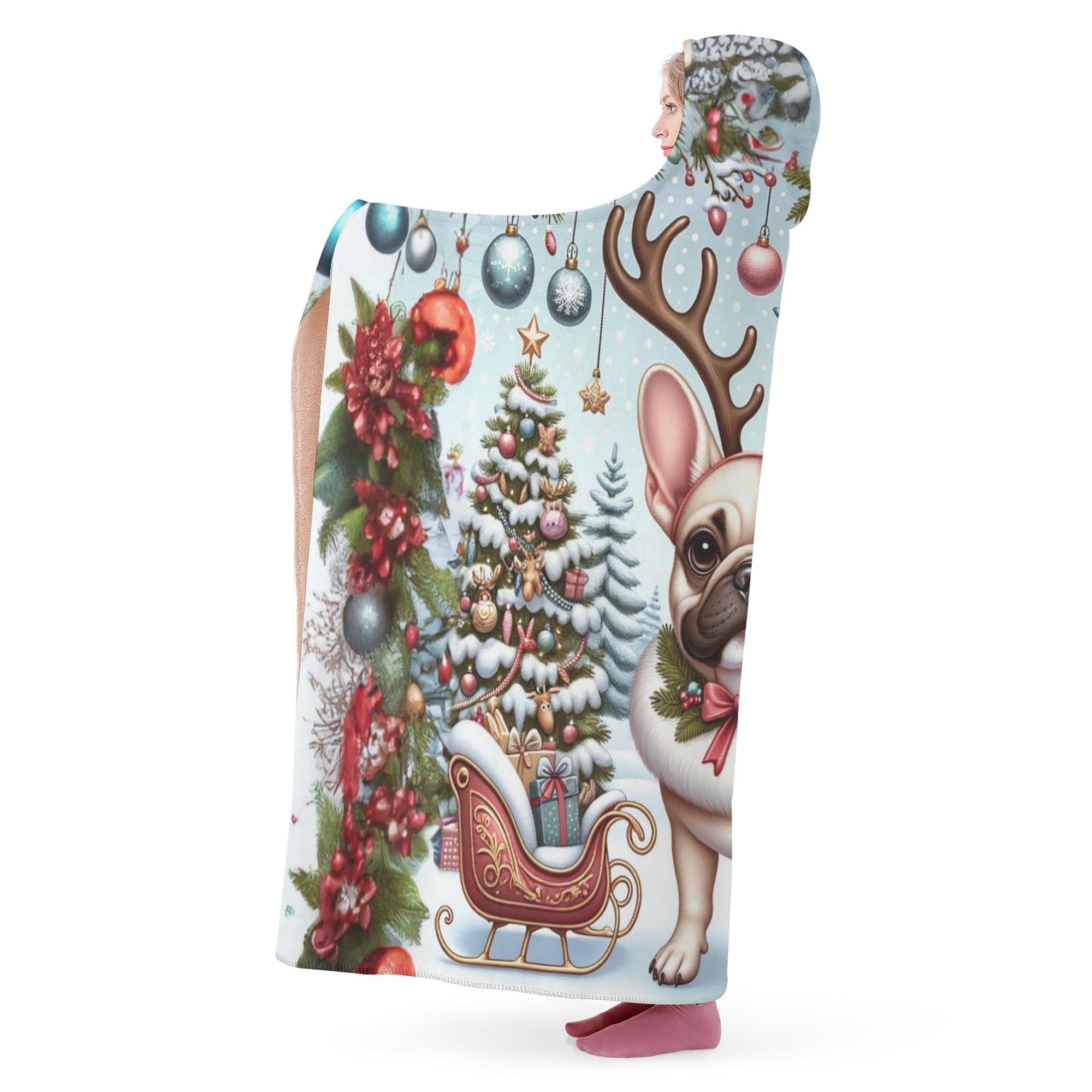 The deer - Hooded Blanket