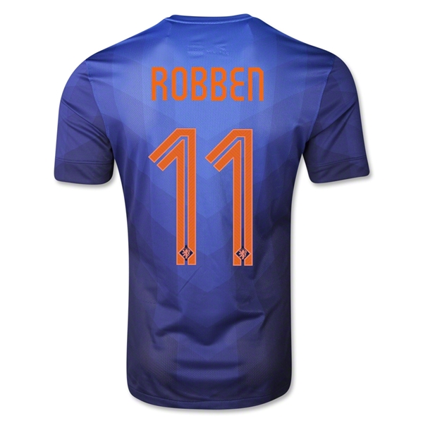 Lightweight Netherlands 201415 Away Soccer Shirt 11 ROBBEN
