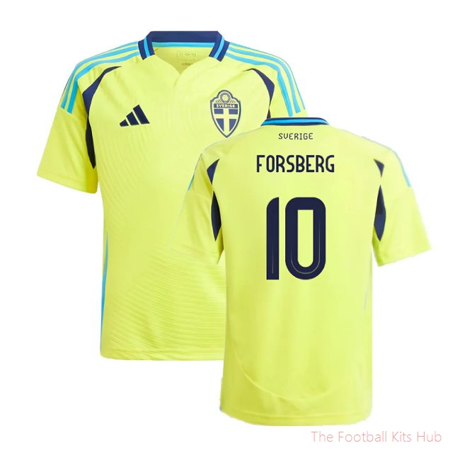 2024-2025 Sweden Home Shirt (Kids) (FORSBERG 10)