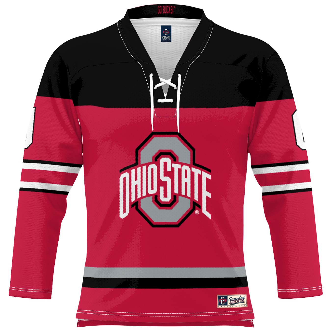 #0 Ohio State Buckeyes GameDay Greats Youth Women's Hockey Jersey - Scarlet