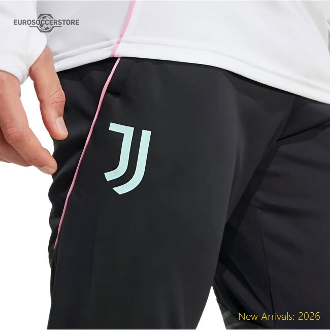 2025-2026 Juventus Training Pants (Black) Serie A Football Wear