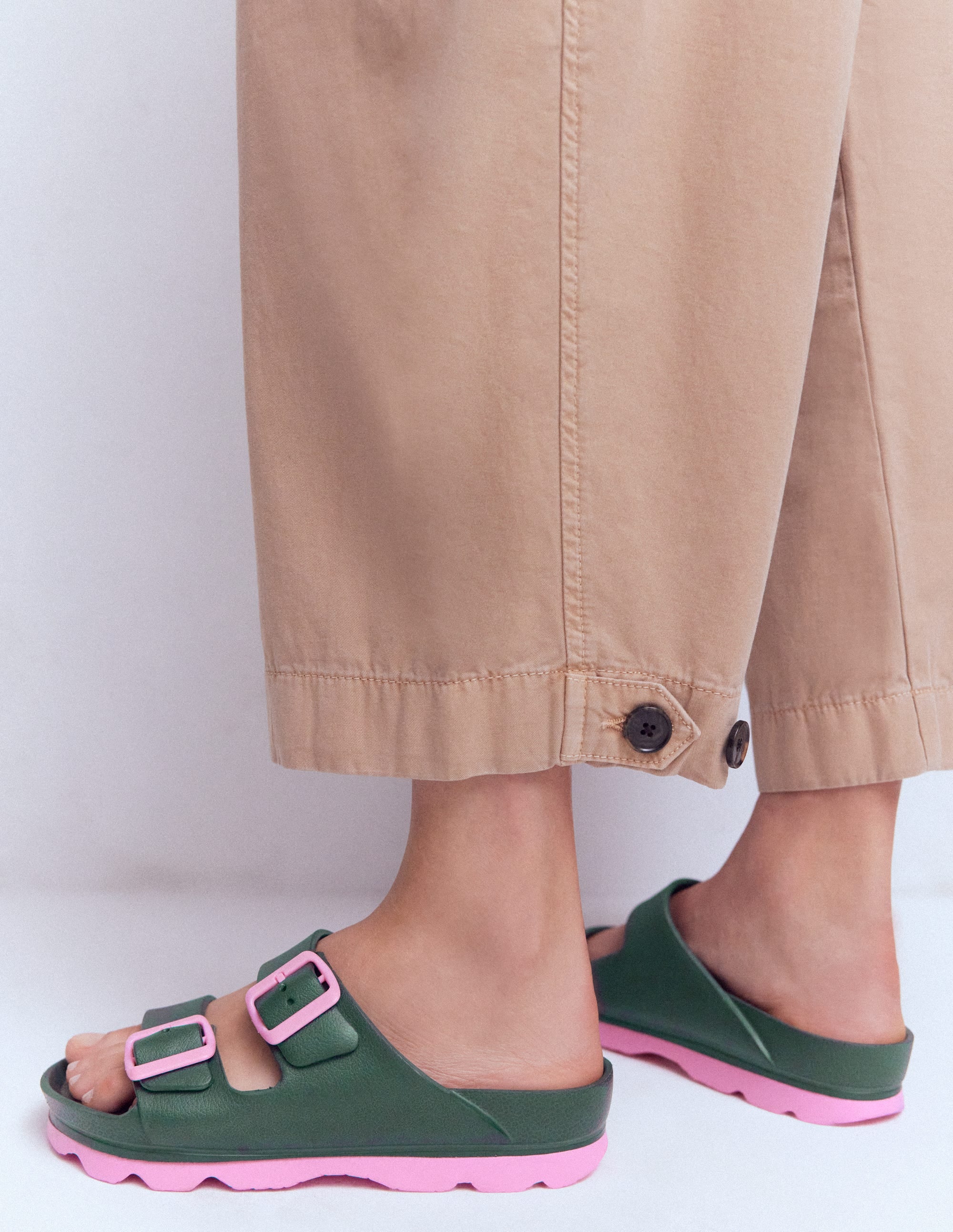 Lyla Double Buckle Sliders
