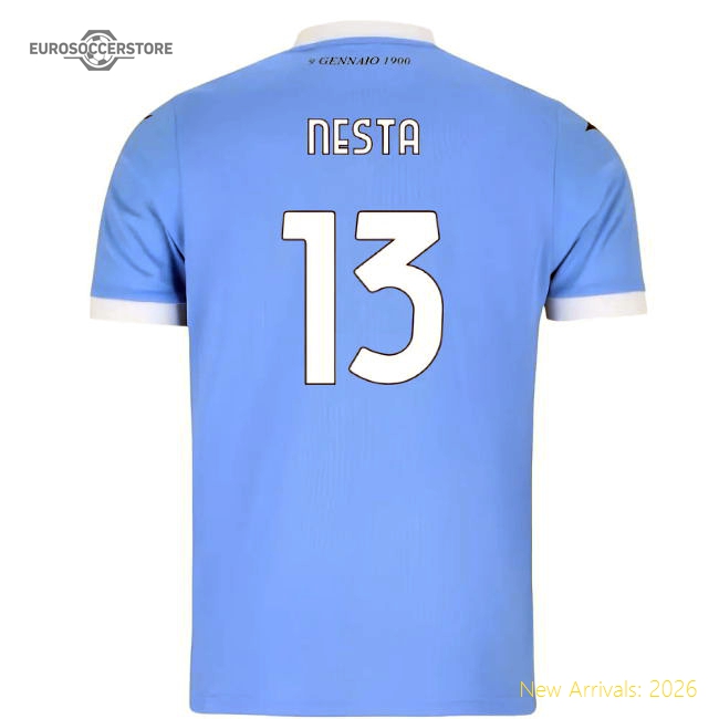 Authentic Home Football Club Nesta Jersey Quick-dry Flexible
