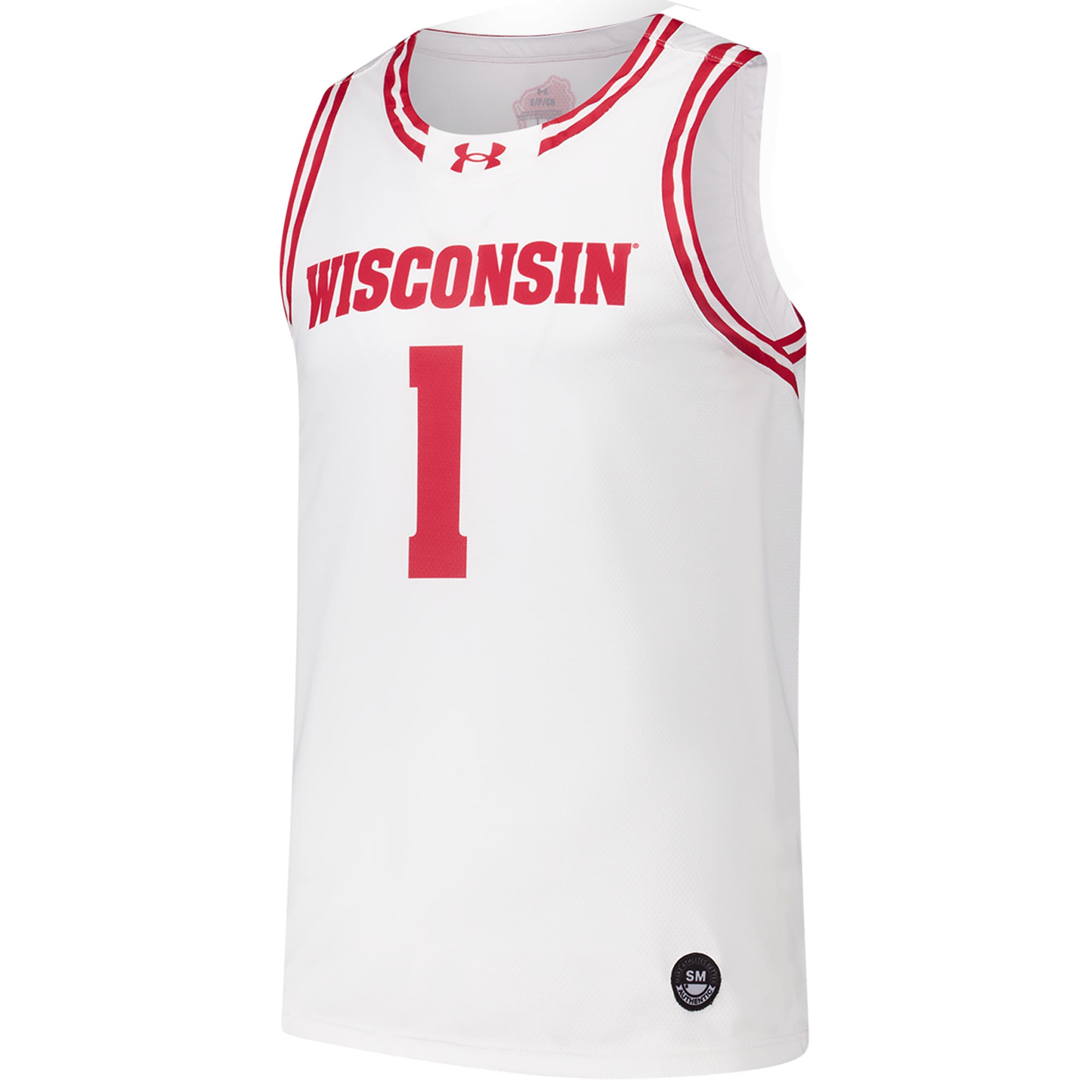 [DDG] Wisconsin Badgers Replica Basketball Jersey - White