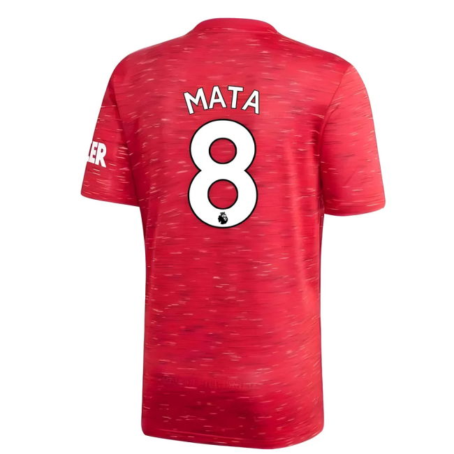 Man Utd Home Football Jersey 2020-20 - MATA #8 L M S