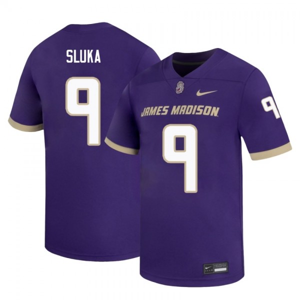Officially Licensed Men #9 Matthew Sluka Purple White Design