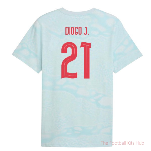 2026-2027 Portugal FtblCulture Tee AOP (Sea Glass) (Diogo J. 21)