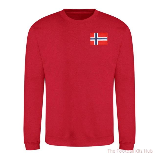Men Norway National Team Sweatshirt (Red)